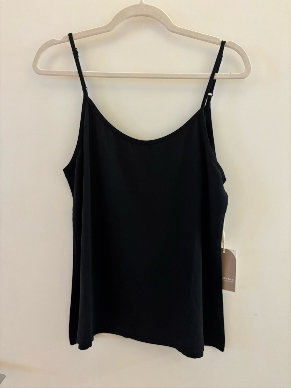 Jackson Rowe Black Lyocell Adjustable Camisole - S